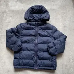 ⌇USED⌇ UNIQLO 中綿コート 110 ネイビー