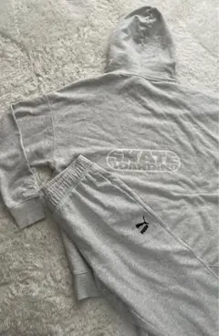 プーマ　パーカー&スウェットパンツ　PUMAセットアップ　ライトグレー霜降