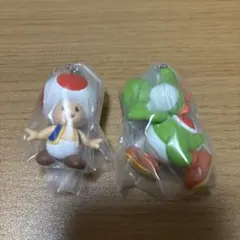 スーパーマリオ　マスコットチャーム　コレクション2　ヨッシー　キノピオ