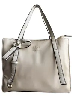 JILL by JILL STUART ユースフルトート ミニバッグ ジル　白