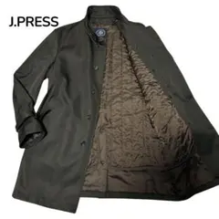 【ニコニコ様専用】J.PRESS スタンドカラーロングコート　ダークブラウン