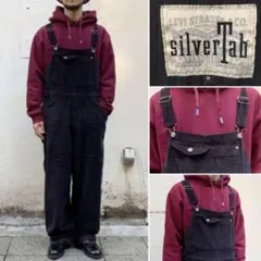 大人気❗️Levis silverTab コーデュロイ オーバーオール 黒M
