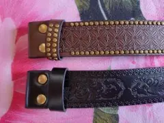 レザー ベルト 2本セット ⑥