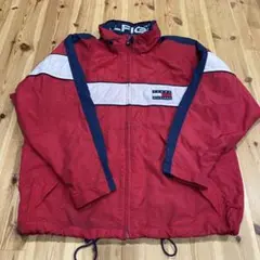 TOMMY HILFIGER 90s ジャンパー Mサイズ レッド