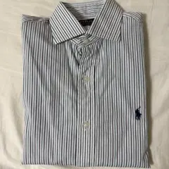 【美品】ラルフローレン　ストライプシャツのサムネイル