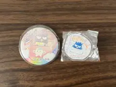 サンリオ バッドばつ丸 缶バッジ アクリルバッジ 2点セットのサムネイル