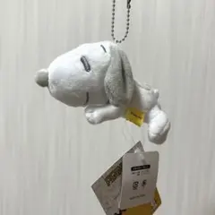 スヌーピー 寝そべりぬいぐるみ キーホルダー