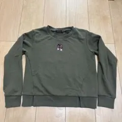 lovetoxic トレーナー M カーキ