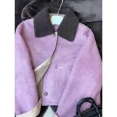 ショート丈ジャケット　裏起毛