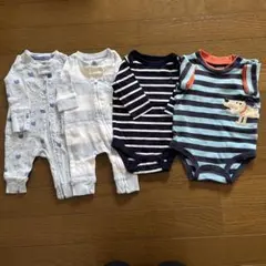 GAPカバーオール 、ロンパース、carter’sロンパース4枚セット(^^)