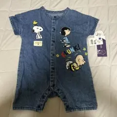 【未使用】PEANUTS デニムオーバーオール