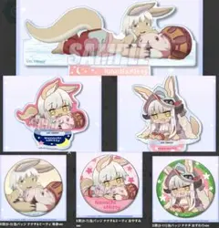 メイドインアビス くじ引き堂 アクリルスタンド 缶バッジ ナナチ 