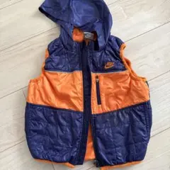 Nike 中綿ベスト サイズ110 オレンジ・ネイビー