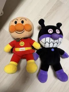 アンパンマン バイキンマン ぬいぐるみセット　36cm