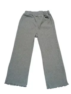 アプレレクール キッズ ワイドパンツ イージーパンツ 120 カーキ 美品