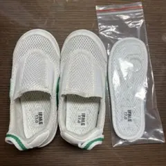 IFME イフミー 上履き 17.0cm グリーン 緑 スリッポン