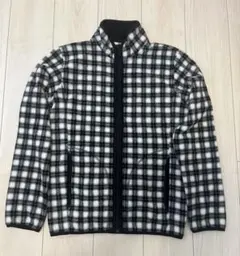 ユニクロ　チェック柄　マイクロフリース　M