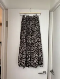 INGNI イングヒョウ柄 プリーツロングスカート