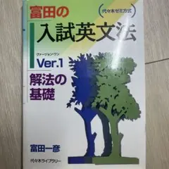2冊セット。2017ハイレベル英文法・語法　富田一彦 代々木ゼミナール 代ゼミ 富田一彦のハイレベル英文法・語法