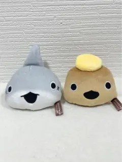 おでかけ子ザメ　音が鳴る！ぬいぐるみマスコット　あんこうちゃん 子ザメちゃん