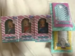 リカちゃん セーラーズ ミニフィギュア 3体＋小物セット 未開封 まとめ売り
