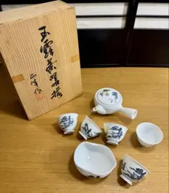 新品未使用 精一窯 橋本精一 盃 お猪口 6点セット 酒器 干支 共箱 説明書 新品未使用 精一窯 橋本精一 盃 お猪口 6点セット 酒器 干支 共箱 説明
