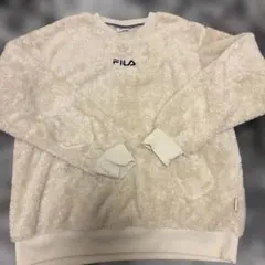 FILA フリース トレーナー クリーム色
