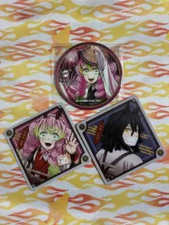 鬼滅の刃 ufotable cafe ドリンクノベルティコースター 蜜璃・伊黒