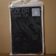 ユニクロCOLOR タンクトップ ネイビー メンズSサイズ