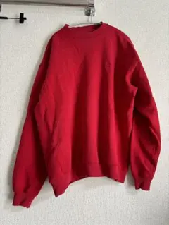 90s FILA スウェットシャツ 赤 無地