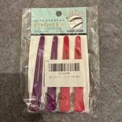 ダッカール　Perfect Fit ヘアクリップ 4個セット　ピンク　紫