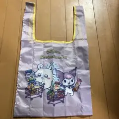 ちいかわ×サンリオキャラクターズ エコバッグ モモンガ×クロミ