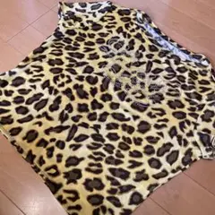 伊太利屋❤️レオパード柄 カットソー ラインストーンのサムネイル