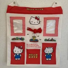 スリーコインズ×ハローキティ BIGウォールポケット 55×45cm スリコ