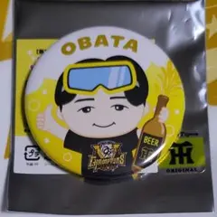 小幡竜平 阪神タイガース 2025 セ•リーグ優勝記念 缶バッジ 阪神百貨店限定