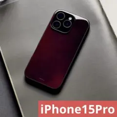 【新製品】iPhone15Proケース 赤