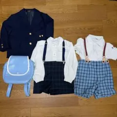 明青幼稚園男の子制服 明青幼稚園(千葉県八千代市)制服・用品フルセット※男女2人分※単品購入