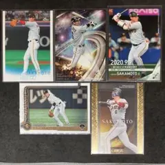 BBM topps 巨人 坂本勇人 5장 세트