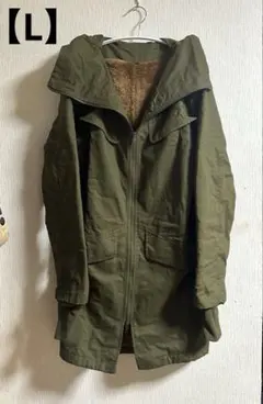 【新品】モッズコート メンズ スプリングコート カーキ 【L】