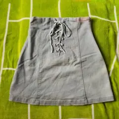 LIP SERVICE レースアップミニスカート