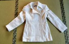 ホワイトのコート　Mサイズ
