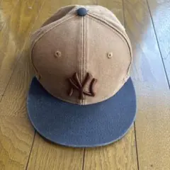 ニューエラ　キャップ　9FIFTY ニューヨークヤンキース　ブラウン　男女兼用