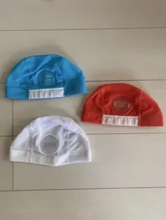 ルネサンス　スイミングキャップ　Lサイズ　オレンジ　ブルー　白　バラ売り　水泳帽