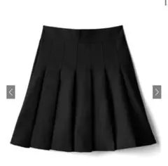 GRL インパン裏地付きプリーツミニスカート[at2229] ブラック
