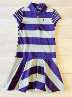 POLO RALPH LAUREN ポロシャツ ワンピース 半袖 ボーダー