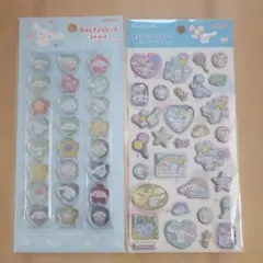 【国内正規品】シナモロール　ポップデコパーティー　おはじきふうシールセット