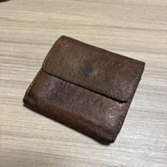 DIESEL 二つ折り財布 レザー 花柄型押しのサムネイル
