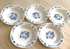 青い花柄の陶器製食器セット 10点 フランス‼️アルコパル - メルカリ