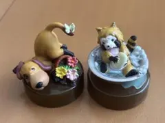 世界名作劇場　海洋堂　ボトルキャップフィギュアコレクション　2種セット
