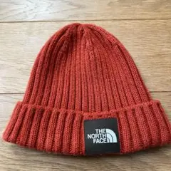 【即日発送】THE NORTH FACE キッズ ニット帽 オレンジ